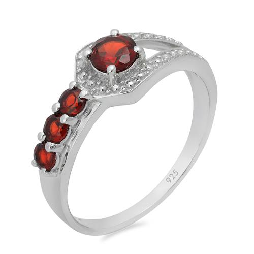 BUY 925 STERLING SILVER NATURAL GARNET GEMSTONE BEST SELLING RING